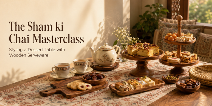 shop online handmade wooden decor items for dinning table in Pakistan