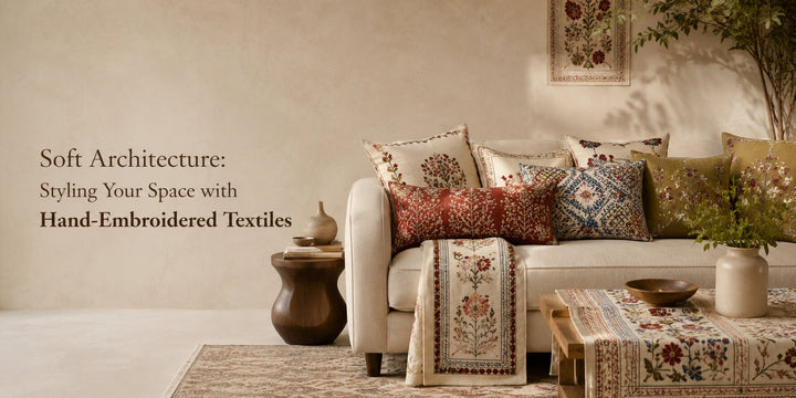 hand embroidered textiles in Pakistan