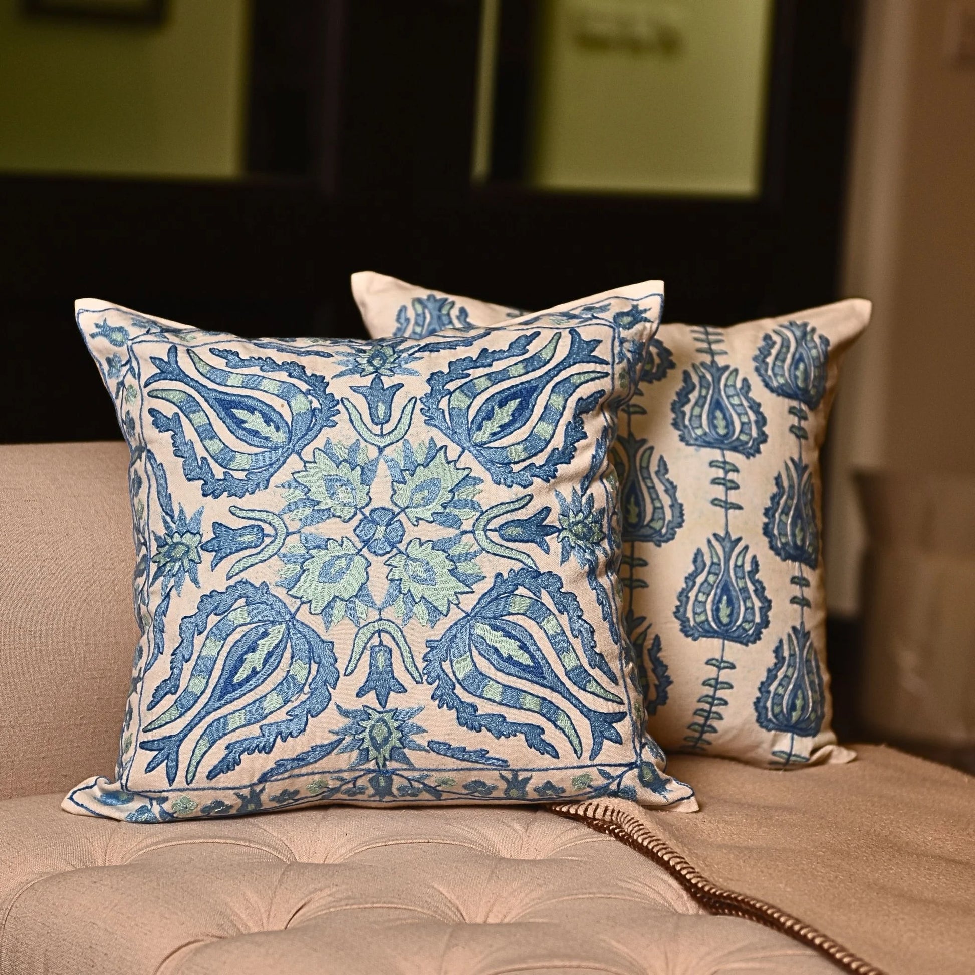 Soft Indigo Cushion