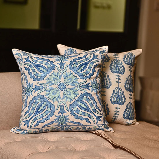 Soft Indigo Cushion