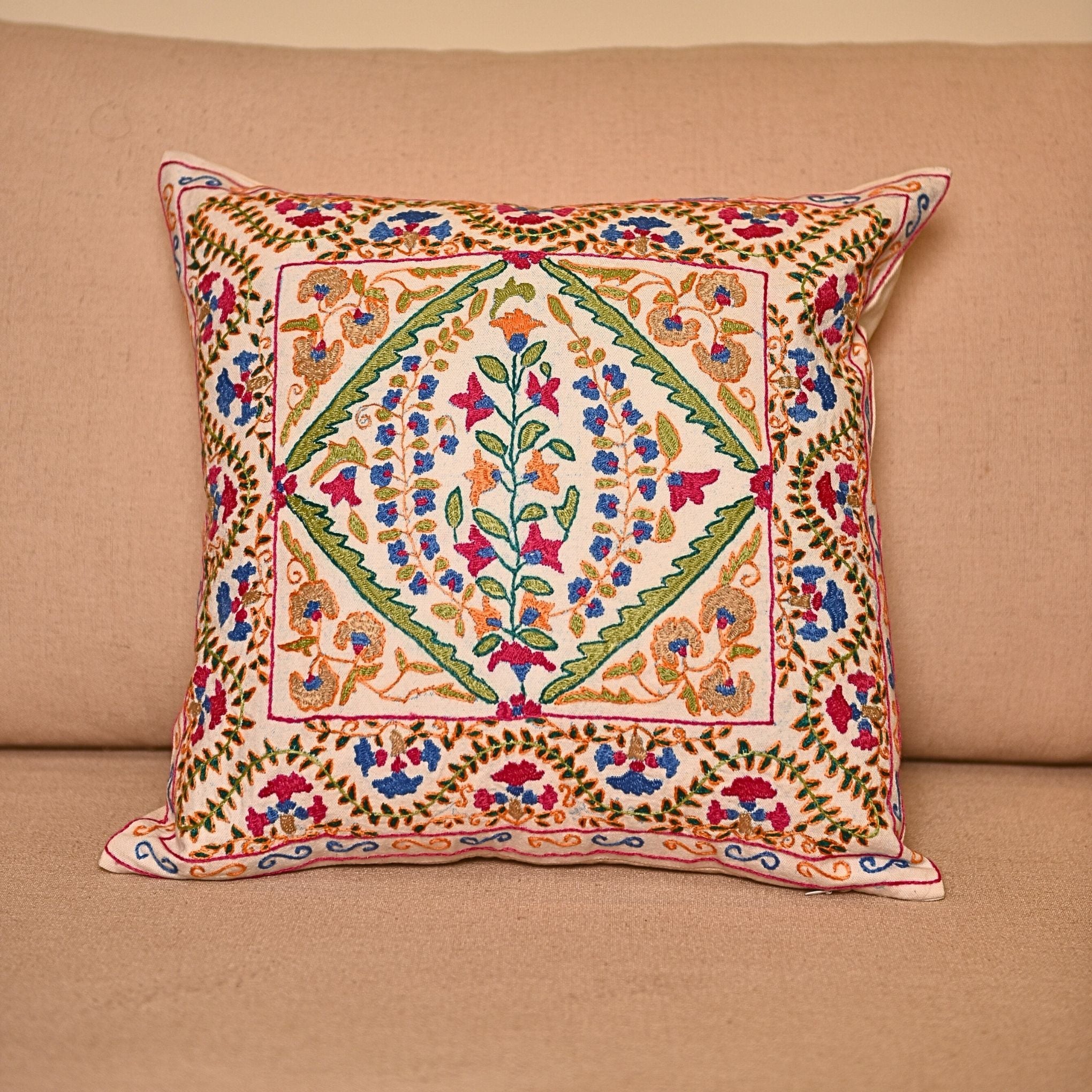 Artisan Floral Cushion