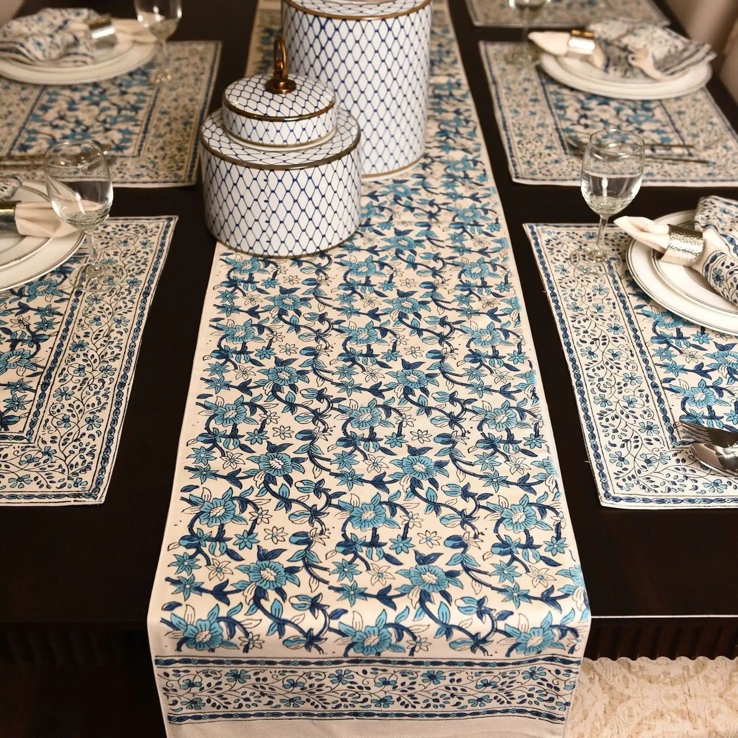 Indigo Bloom Runner