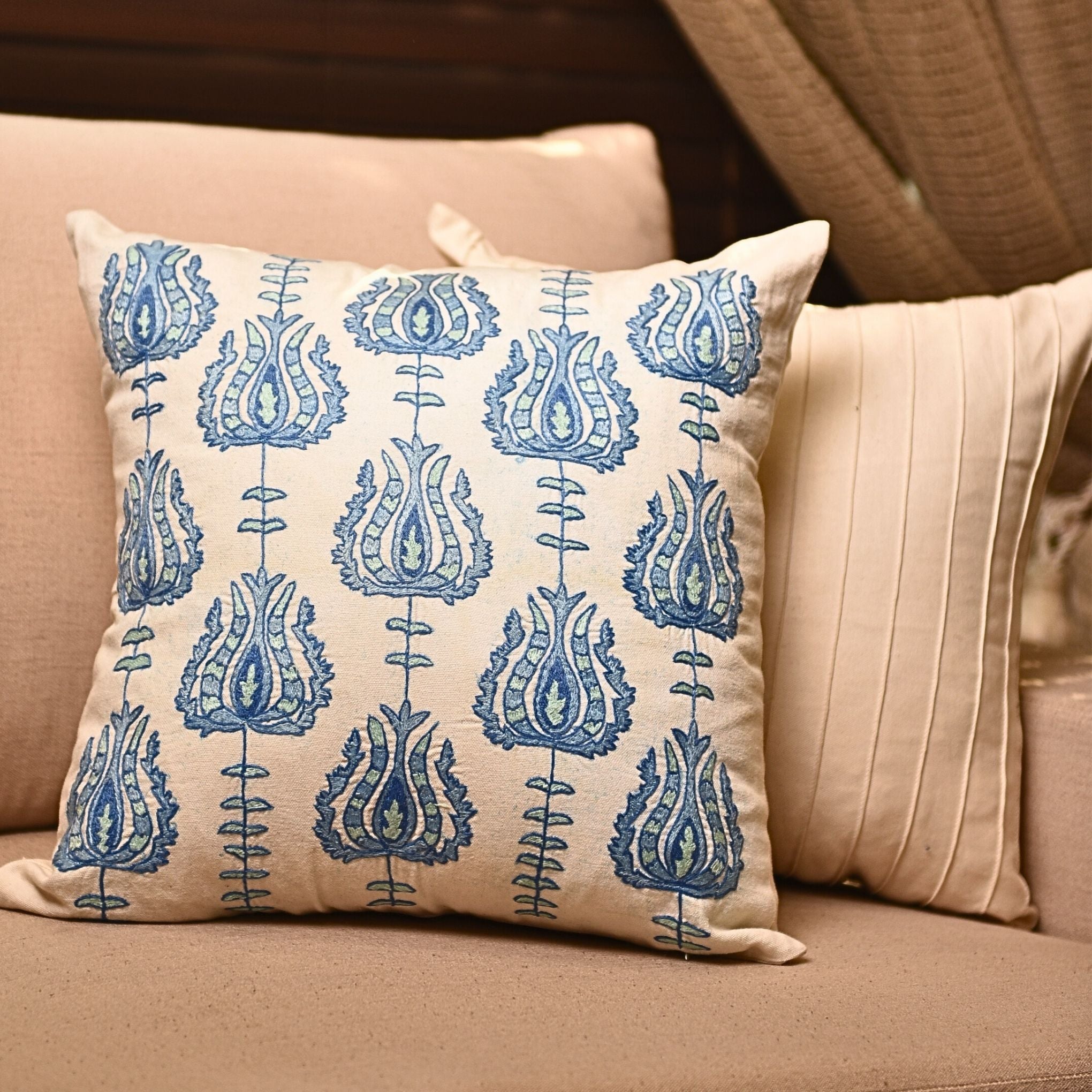 Midnight Floral Cushion