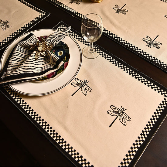 Midnight Dragonfly Mat
