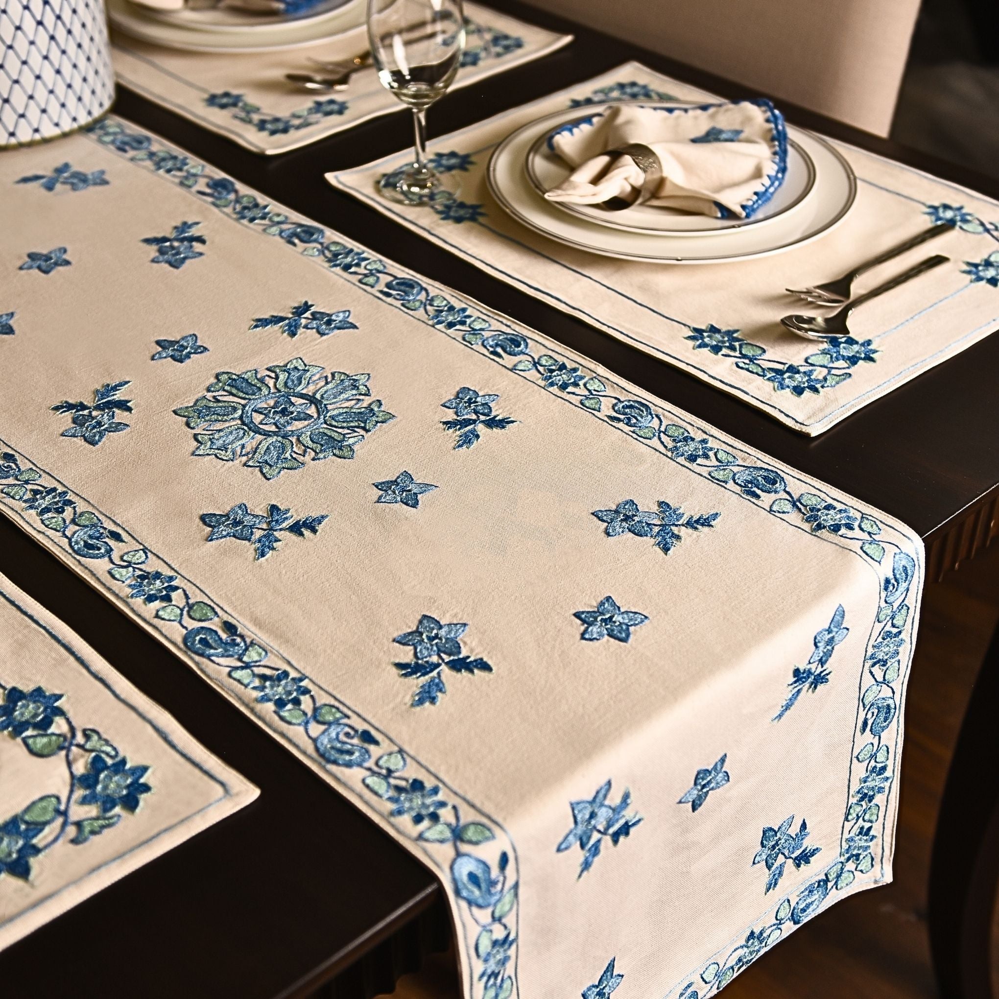 Bluebell Stitch Runner