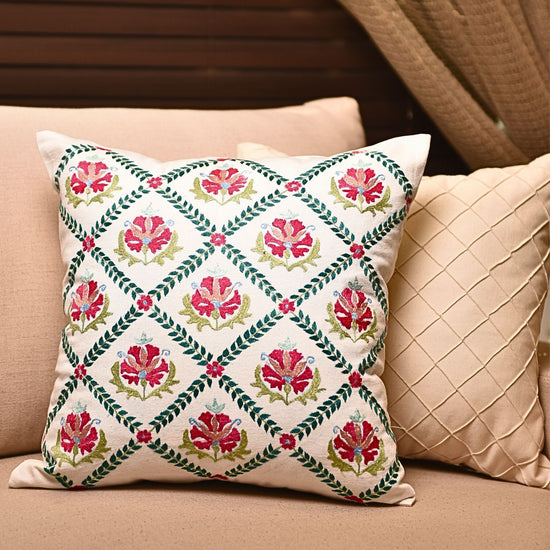 Azure Weave Cushion