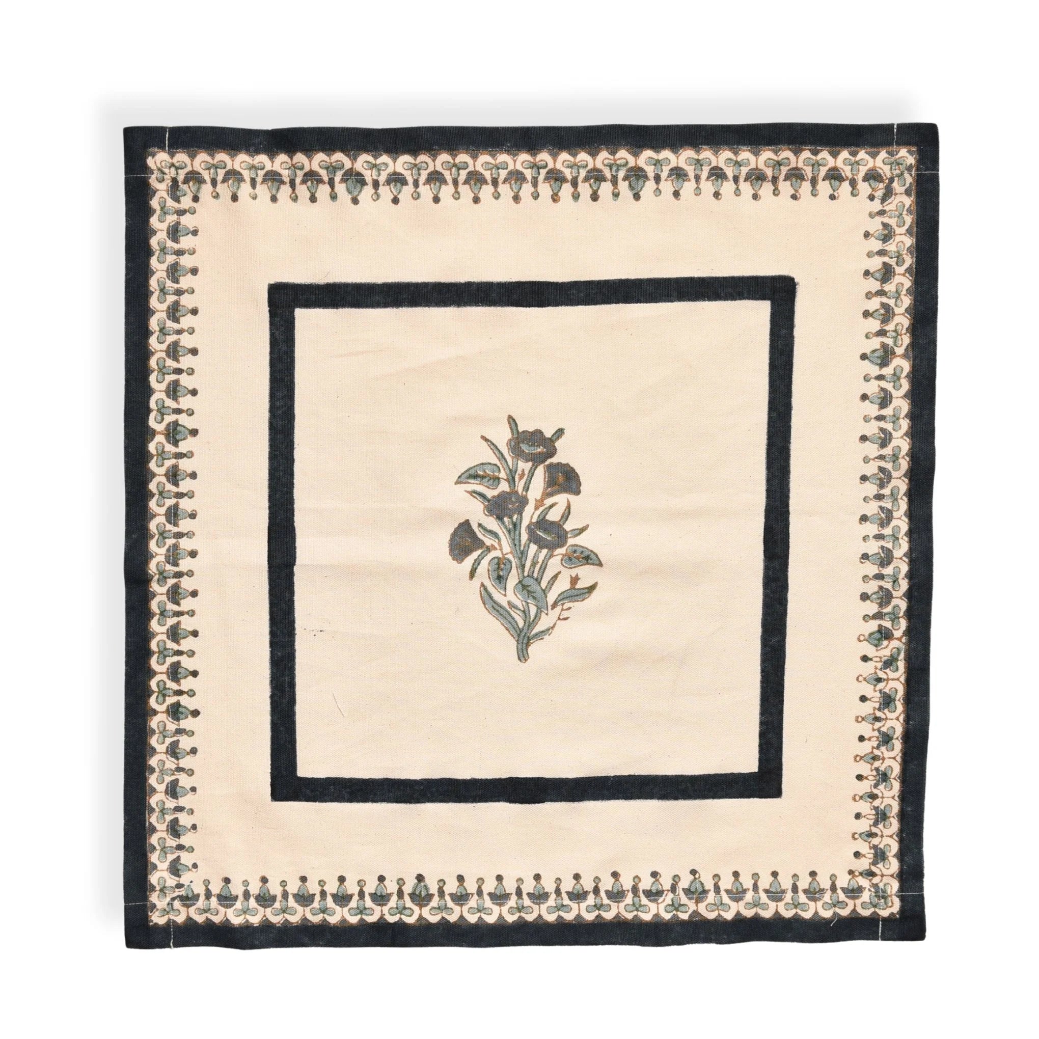 Artisan Teal Napkin (Duck Fabric - Single)