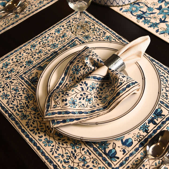 Indigo Bloom Napkin