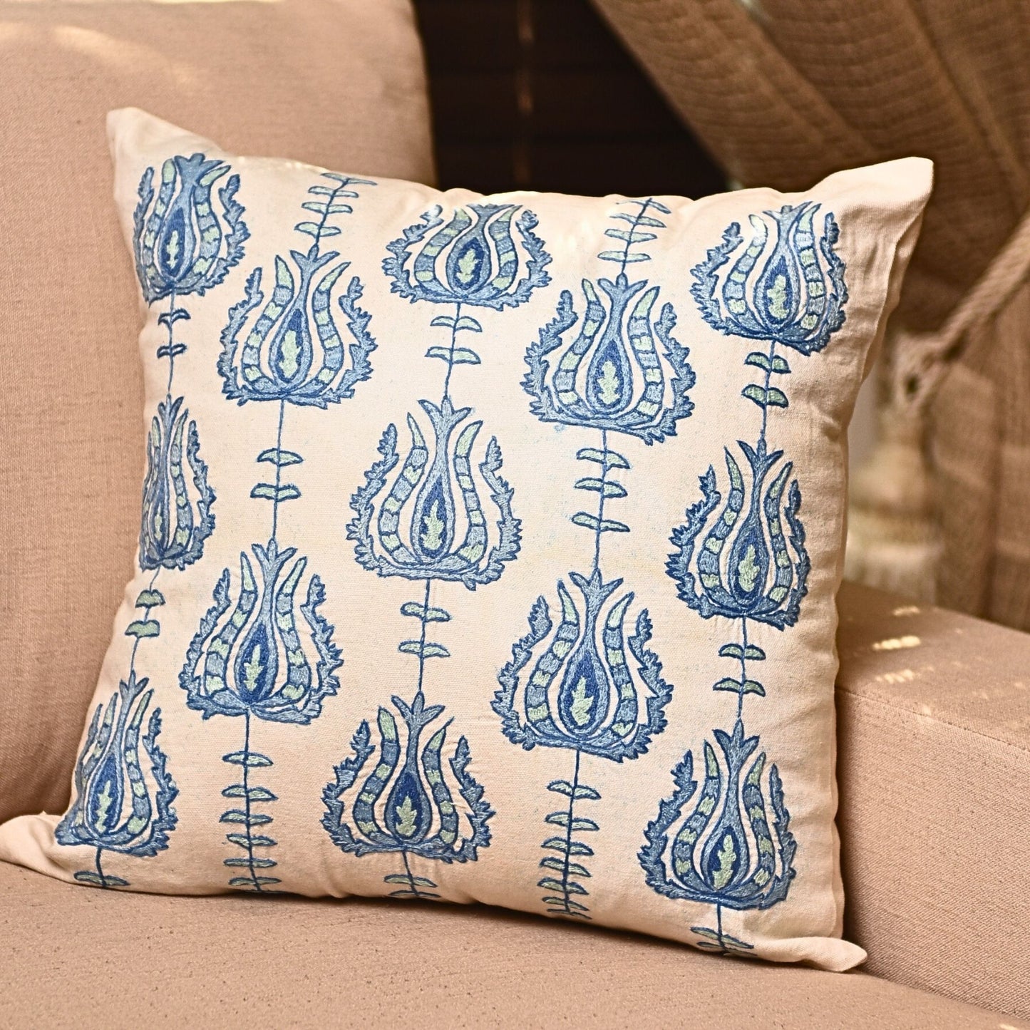 Midnight Floral Cushion