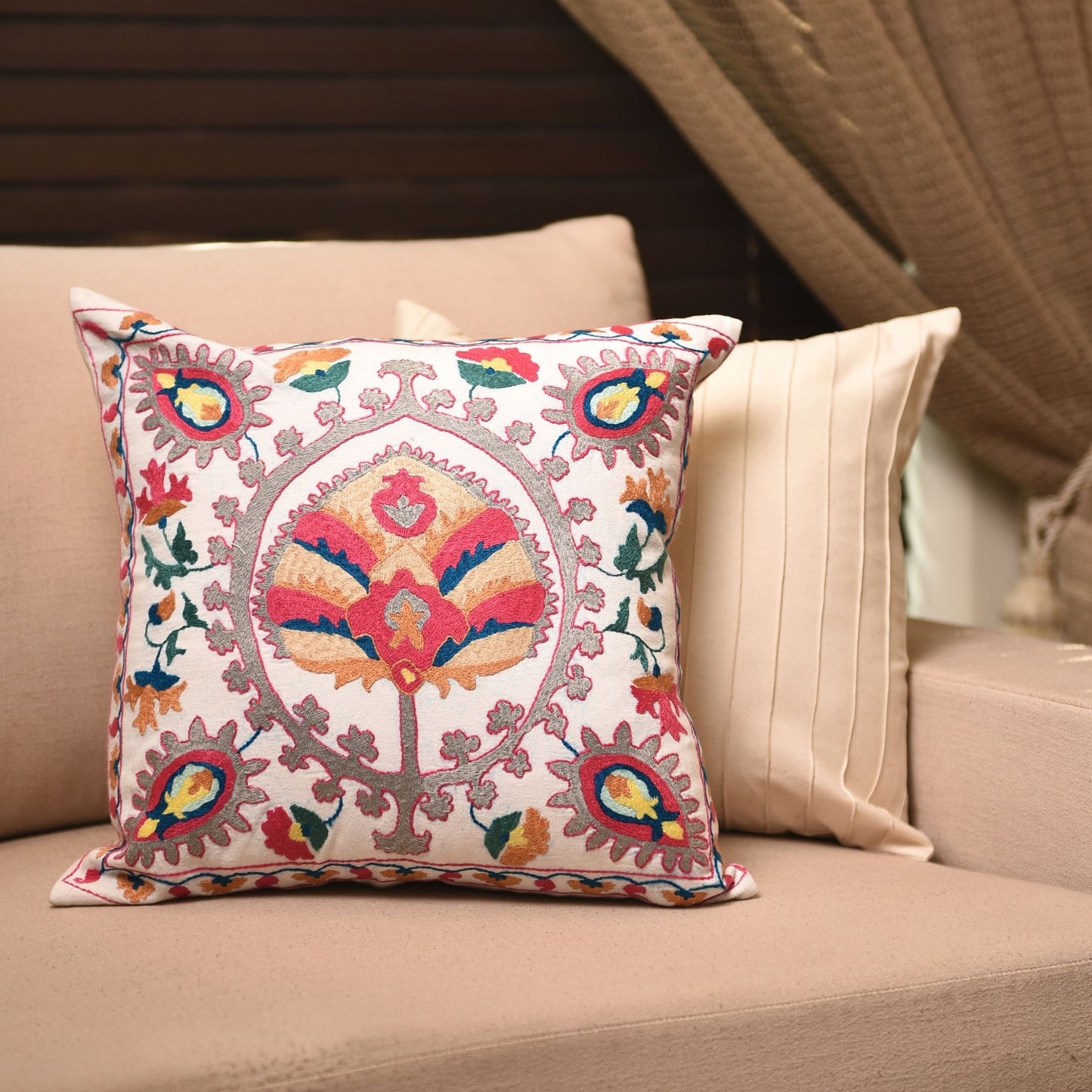 Crafted Bloom Cushion