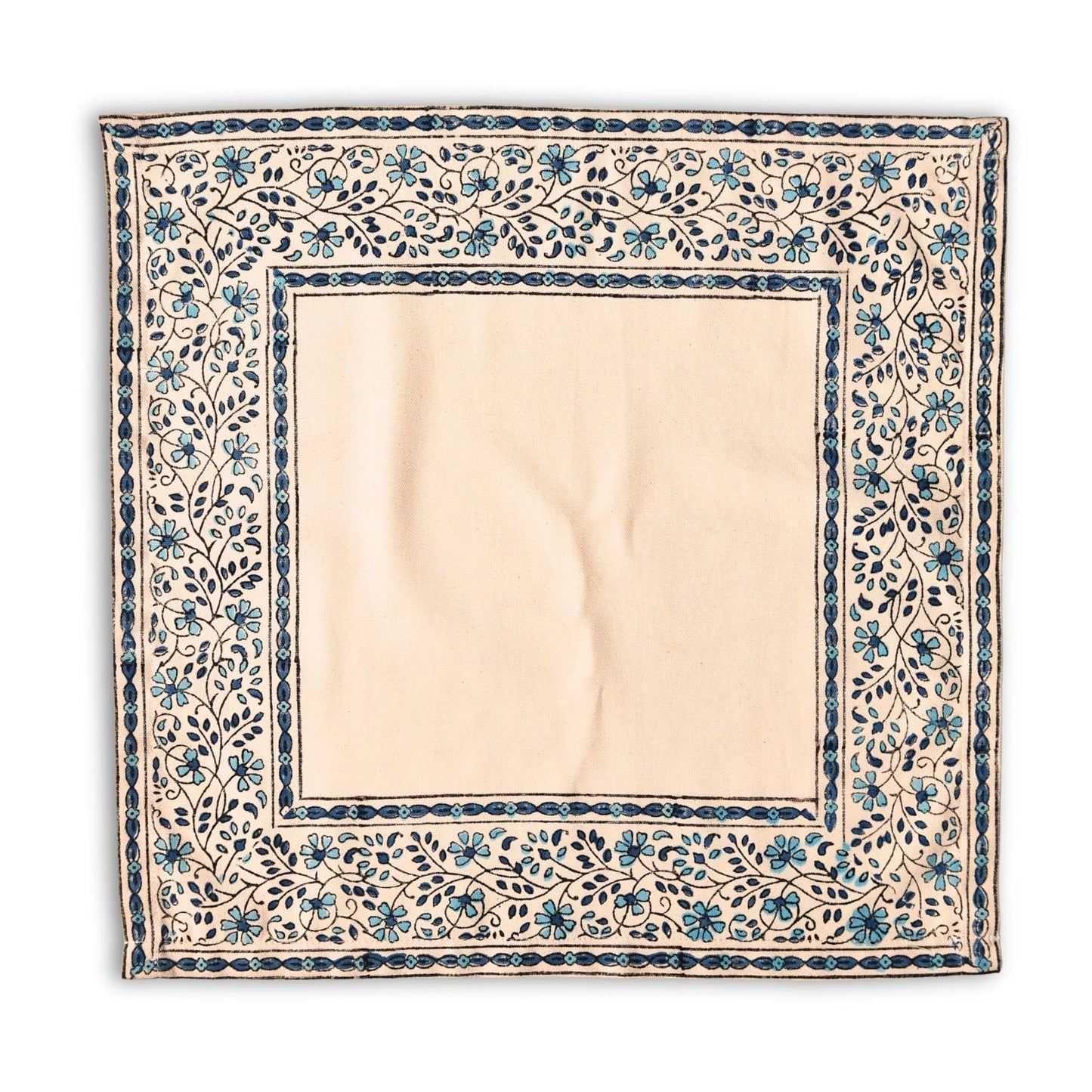 Indigo Bloom Napkin (Duck Fabric - Single)