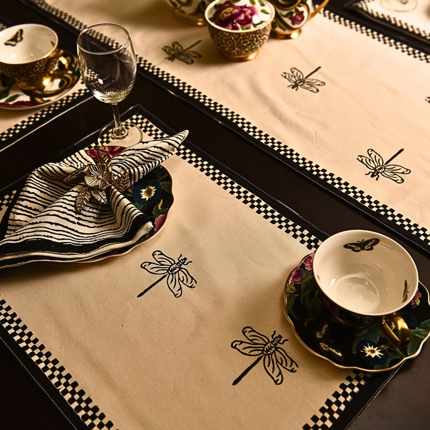 Midnight Dragonfly Mat