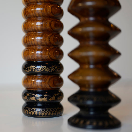 Amber Glow Candle Stand