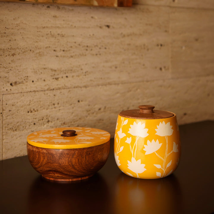 Golden Bloom Naqshi Jar