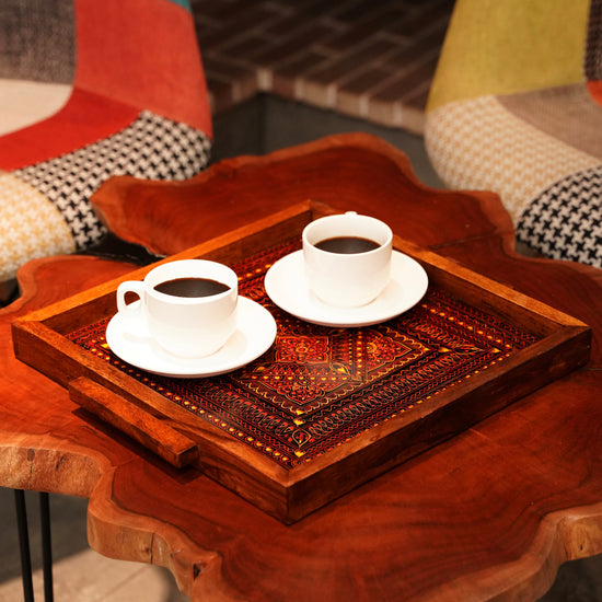 Artful Square Tray