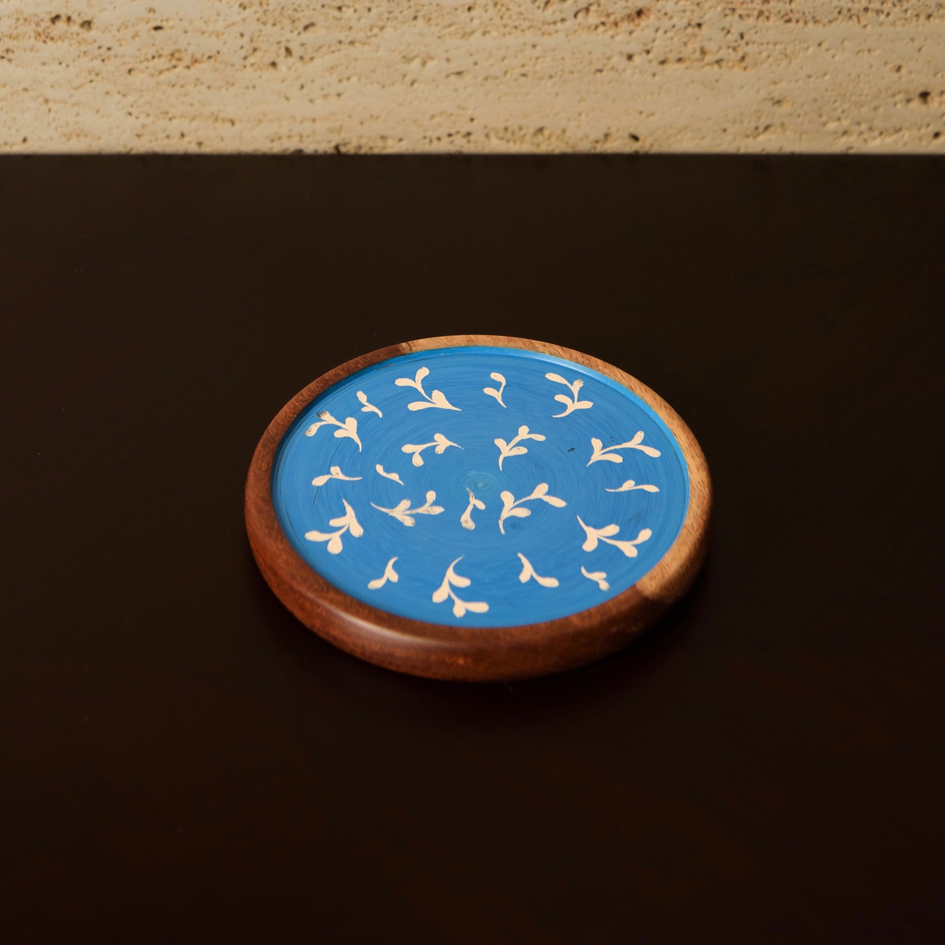 Blue Bloom Coaster (Pair)