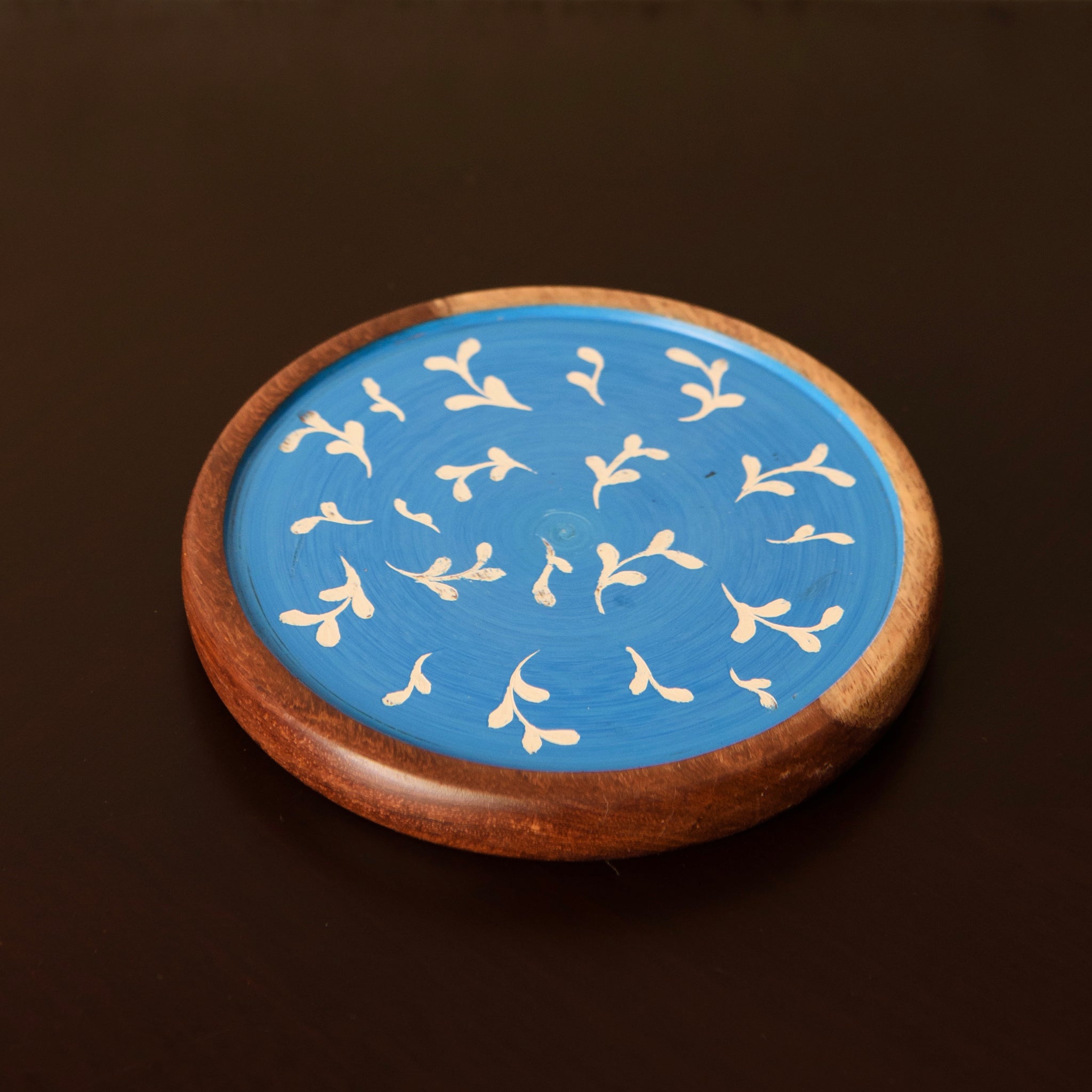 Blue Bloom Coaster (Pair)