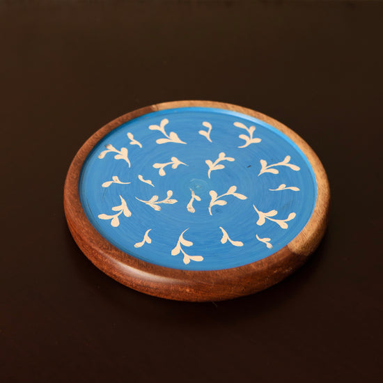 Blue Bloom Coaster (Pair)