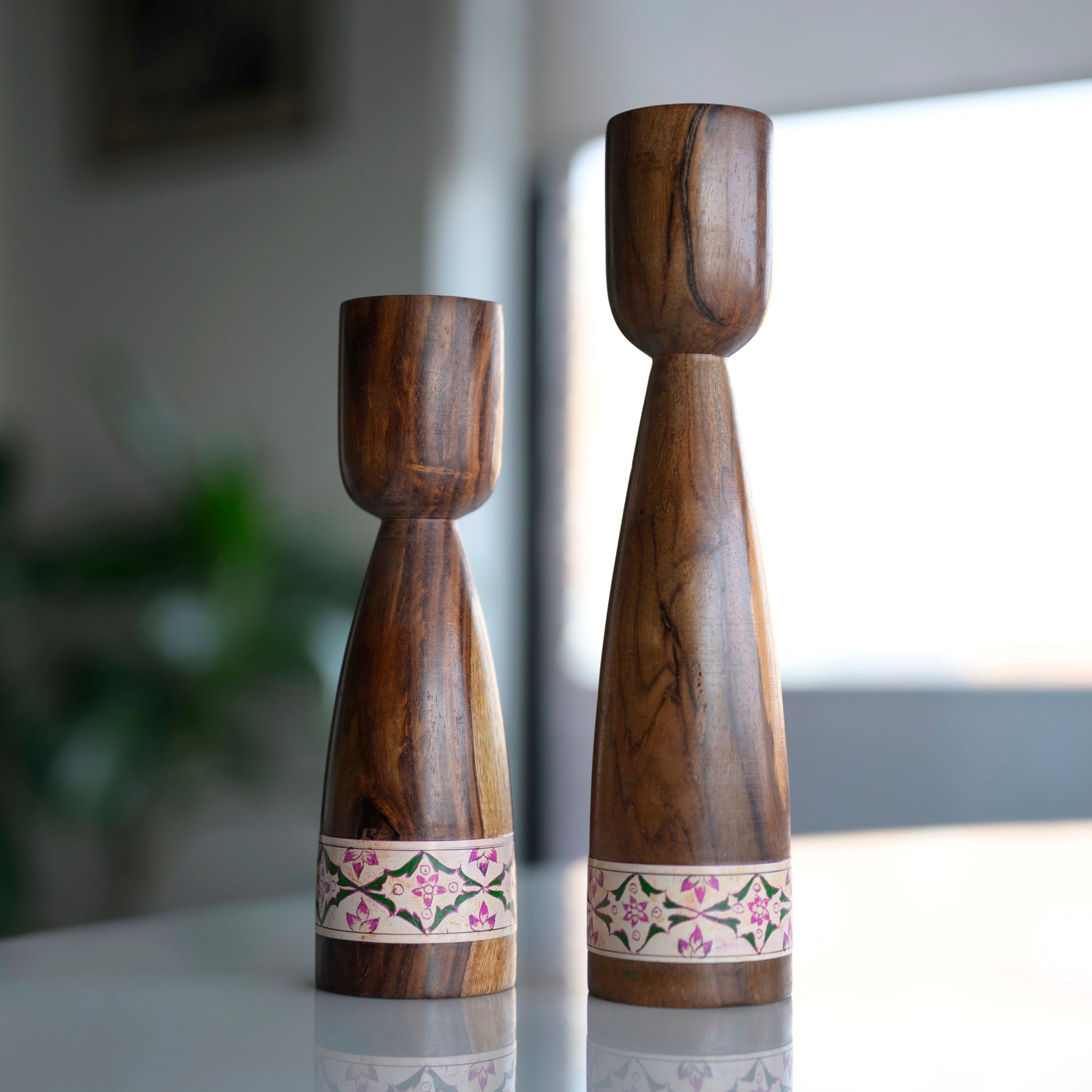 Dusky Lavendar Candle Stand