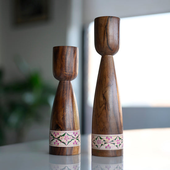 Dusky Lavendar Candle Stand