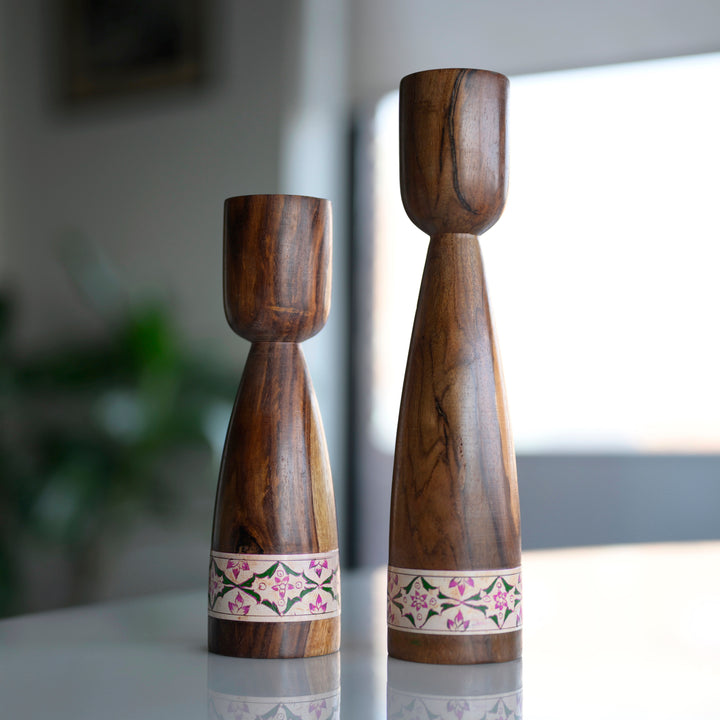 Dusky Lavendar Candle Stand