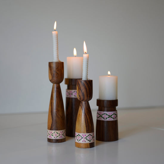 Dusky Lavendar Candle Stand