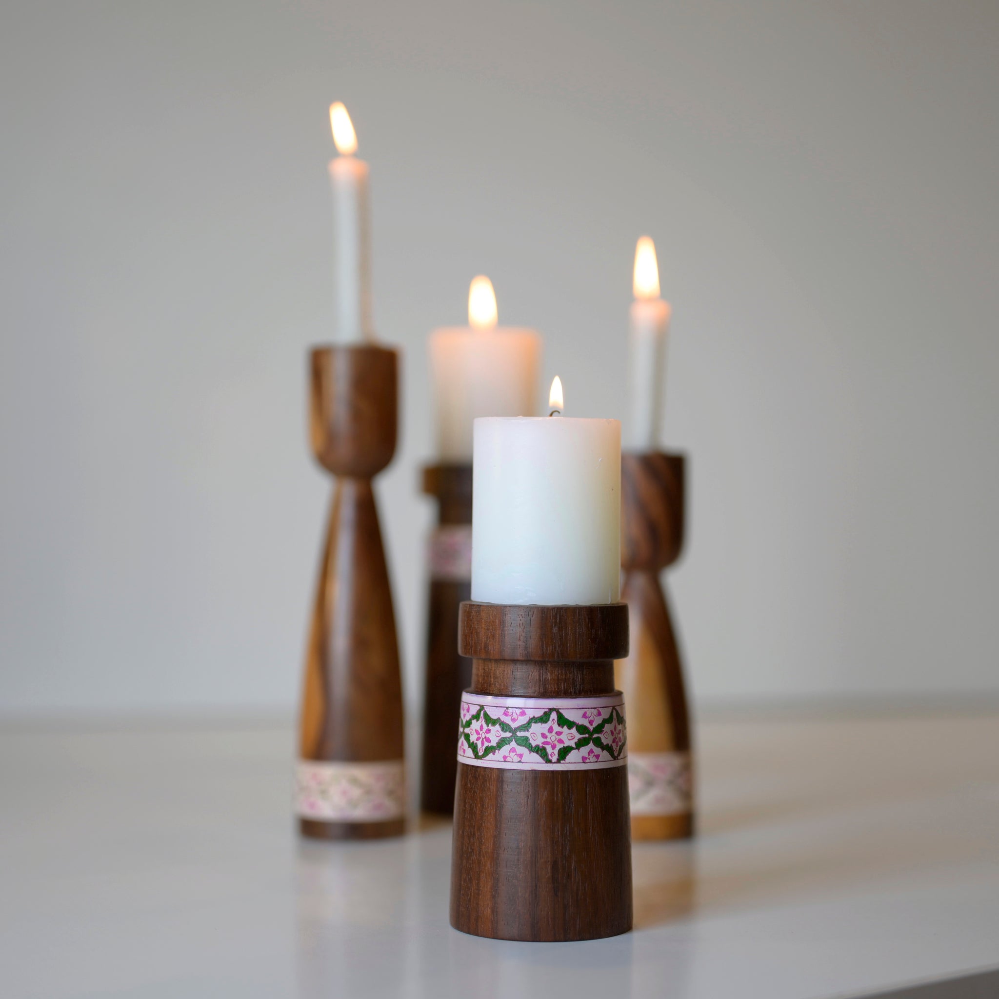 Forest Glow Candle Stand