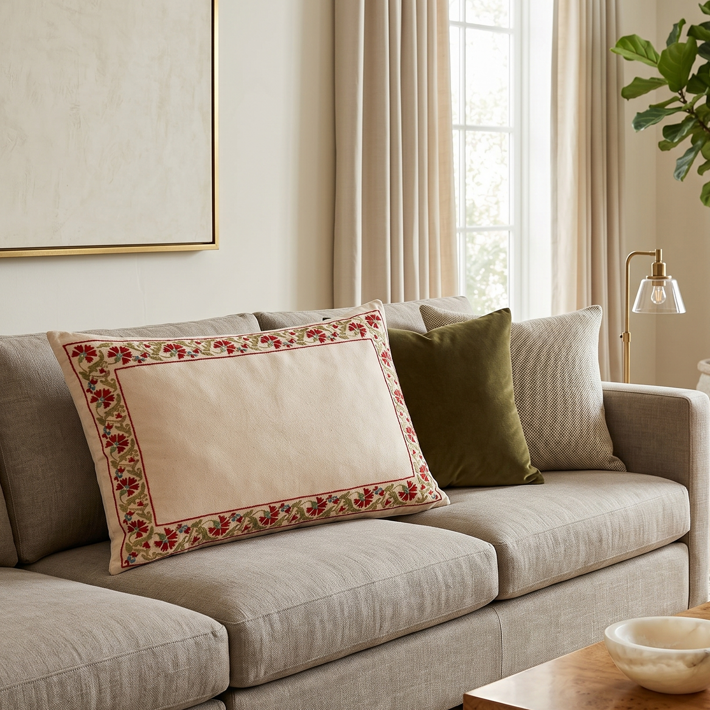 Floral Meadow Cushion