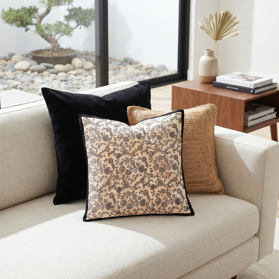 Monochrome Muse Cushion