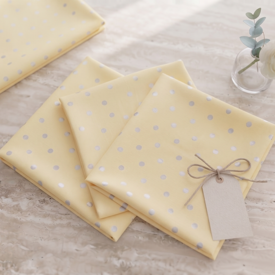Sunlit Edit - Silver Polka Dots