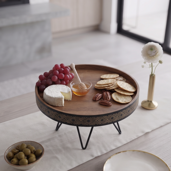 Muse Plate Stand - Black