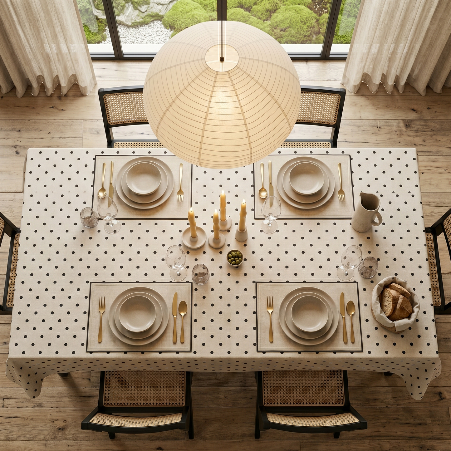 Mono Impressions Table Cloth