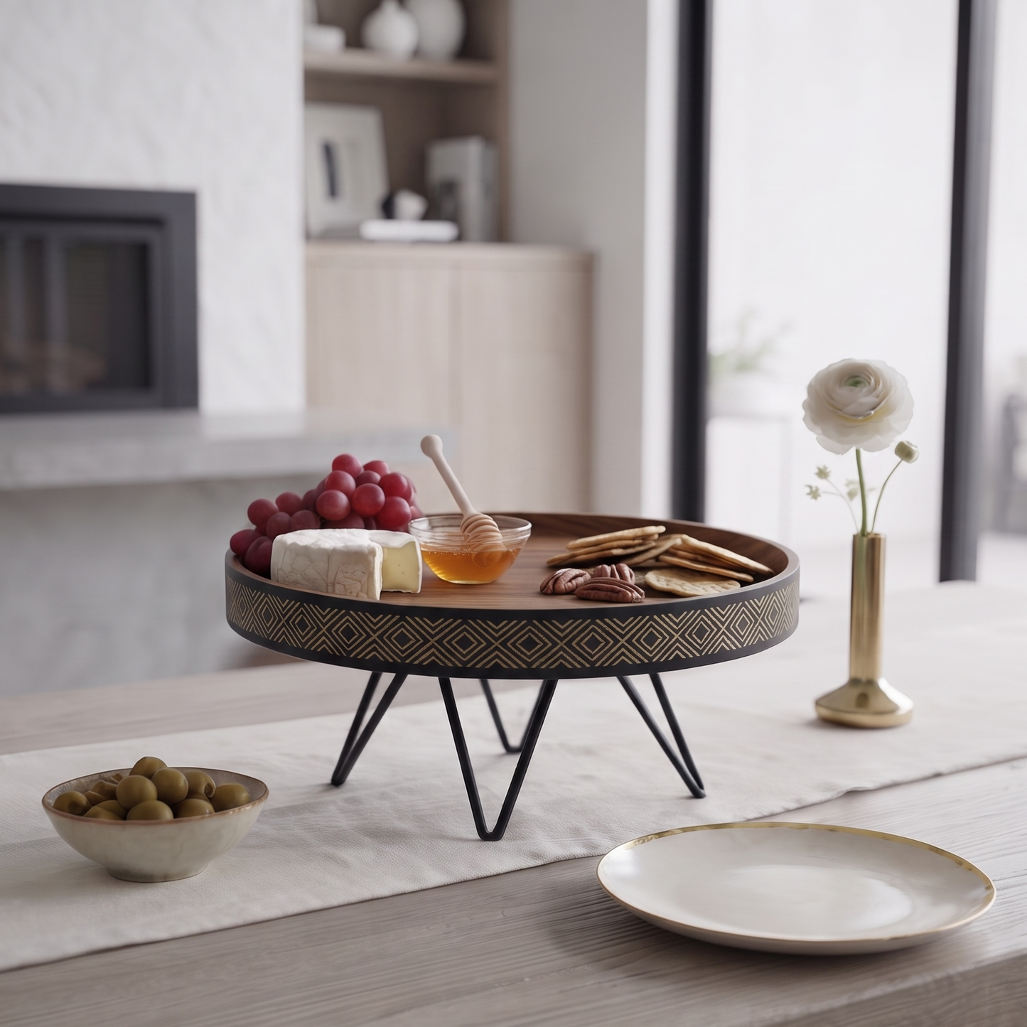 Muse Plate Stand - Black