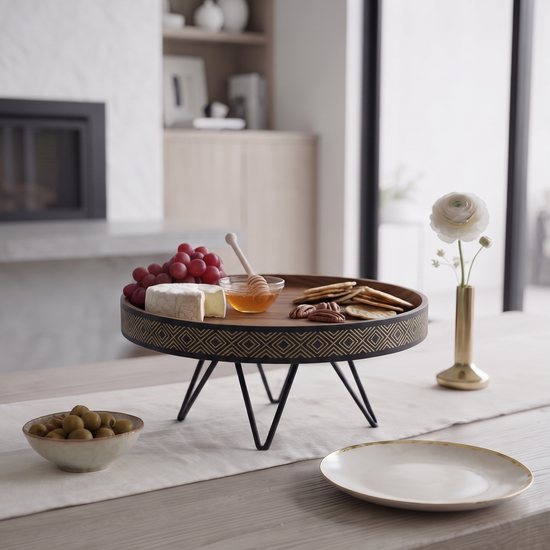 Muse Plate Stand - Black