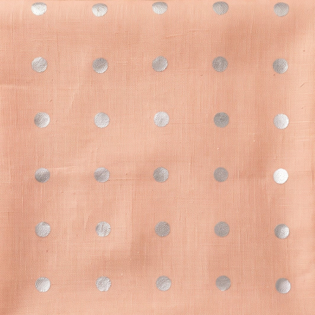 Peach Dot Bloom Silver - Karandi