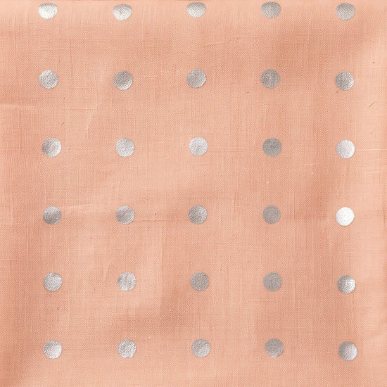 Peach Dot Bloom Silver - Karandi