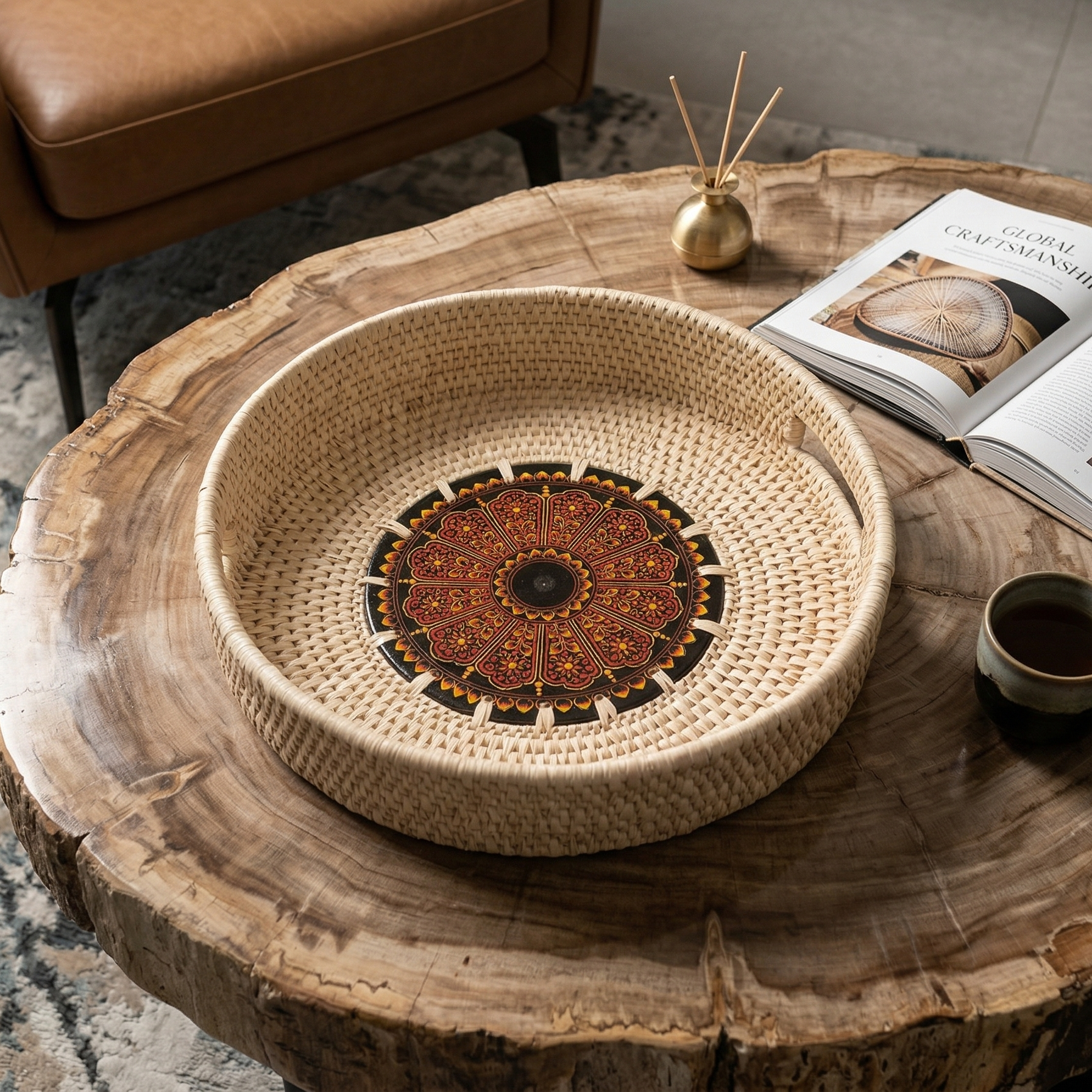 Atlas Basketry Tray