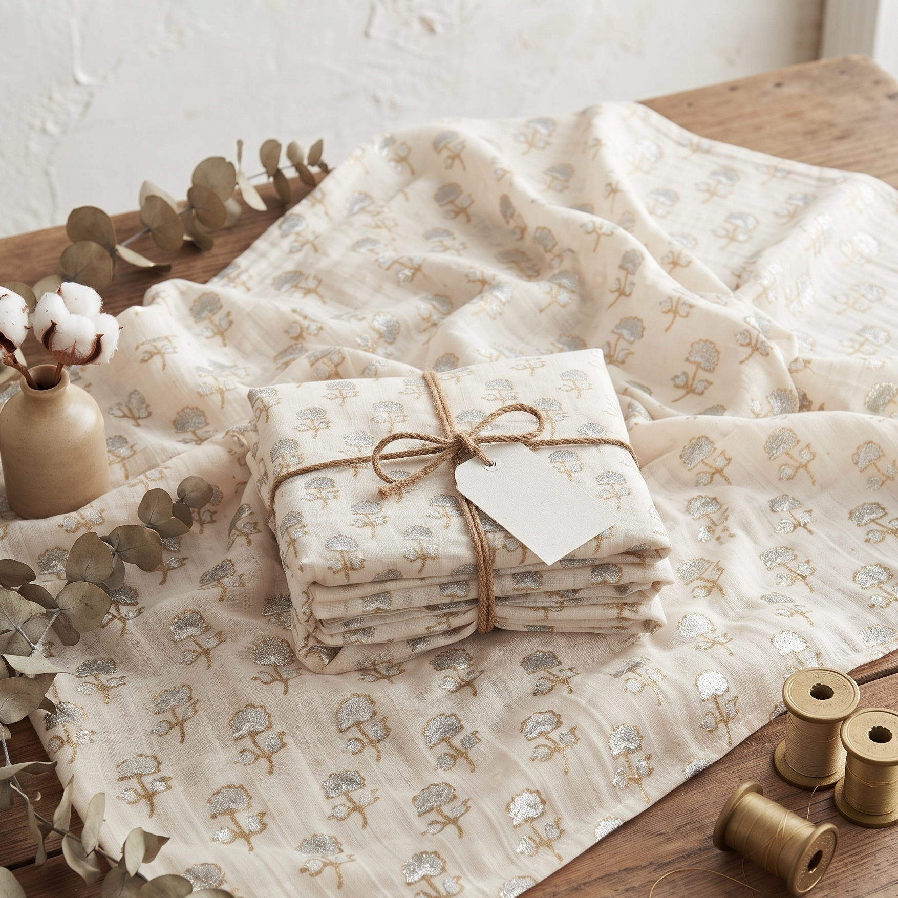 Gilded Flora Fabric
