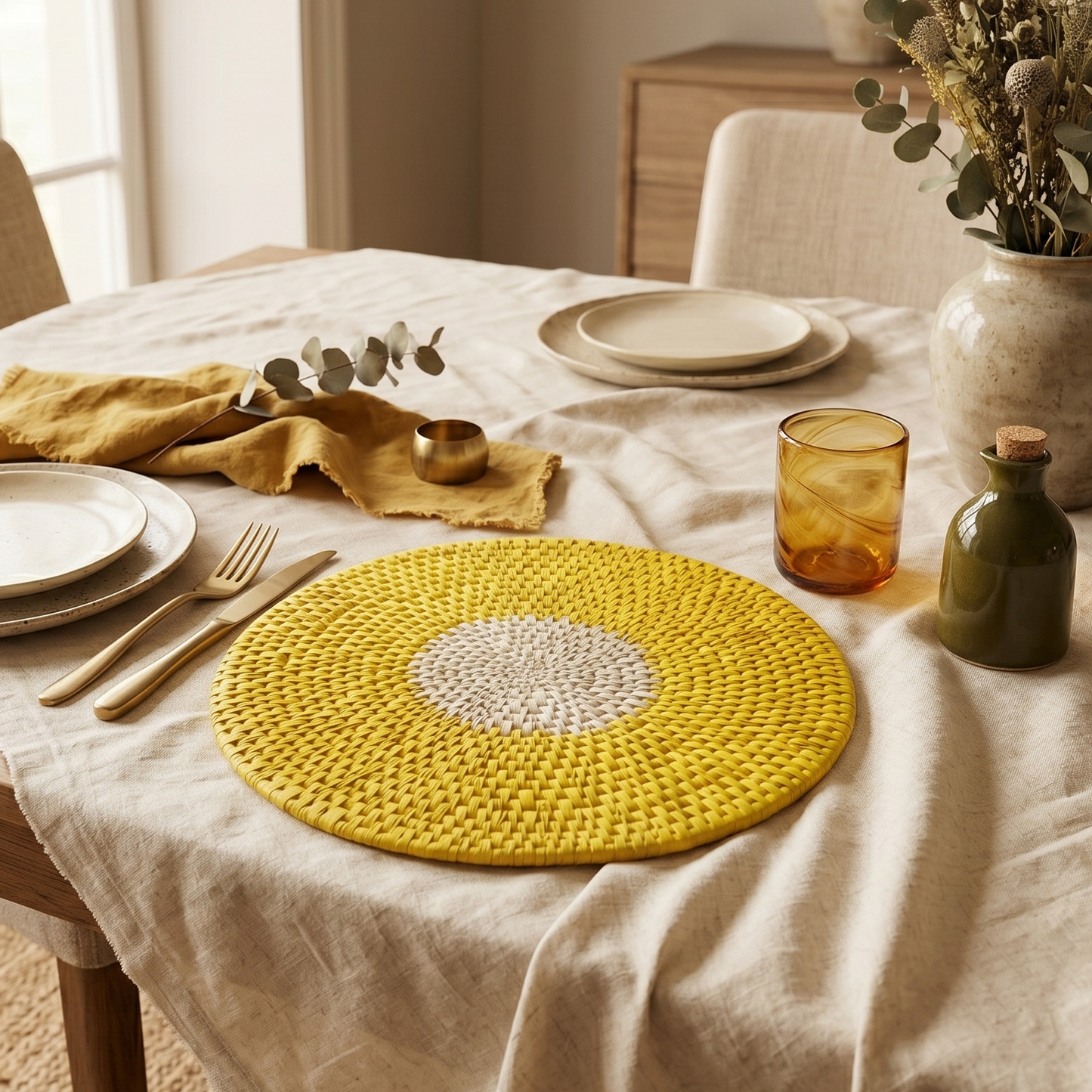 Golden Frond Placemat