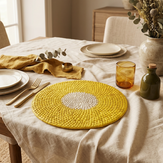 Golden Frond Placemat