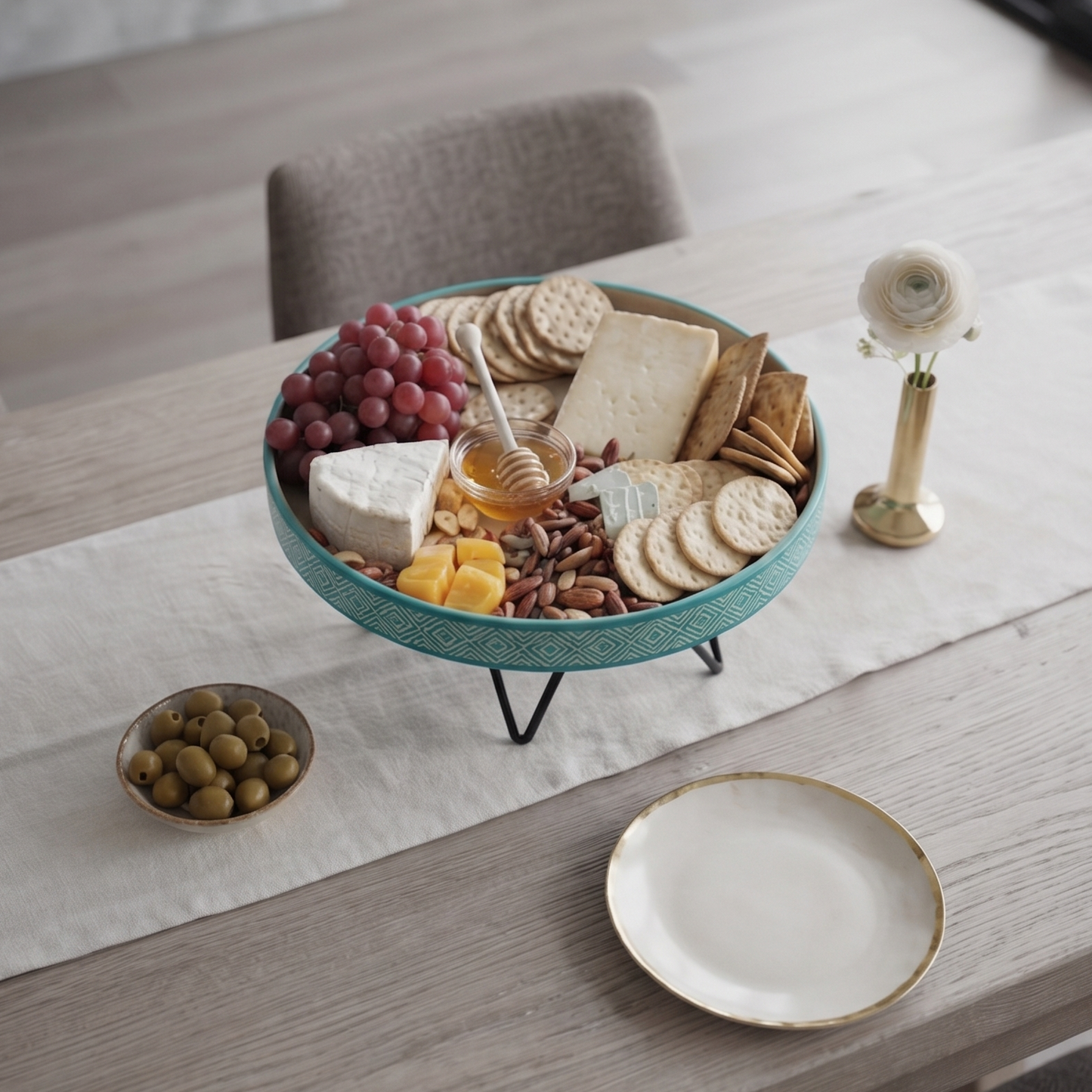 Muse Plate Stand - Turquoise