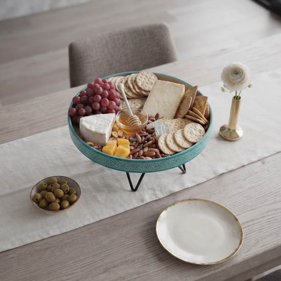 Muse Plate Stand - Turquoise