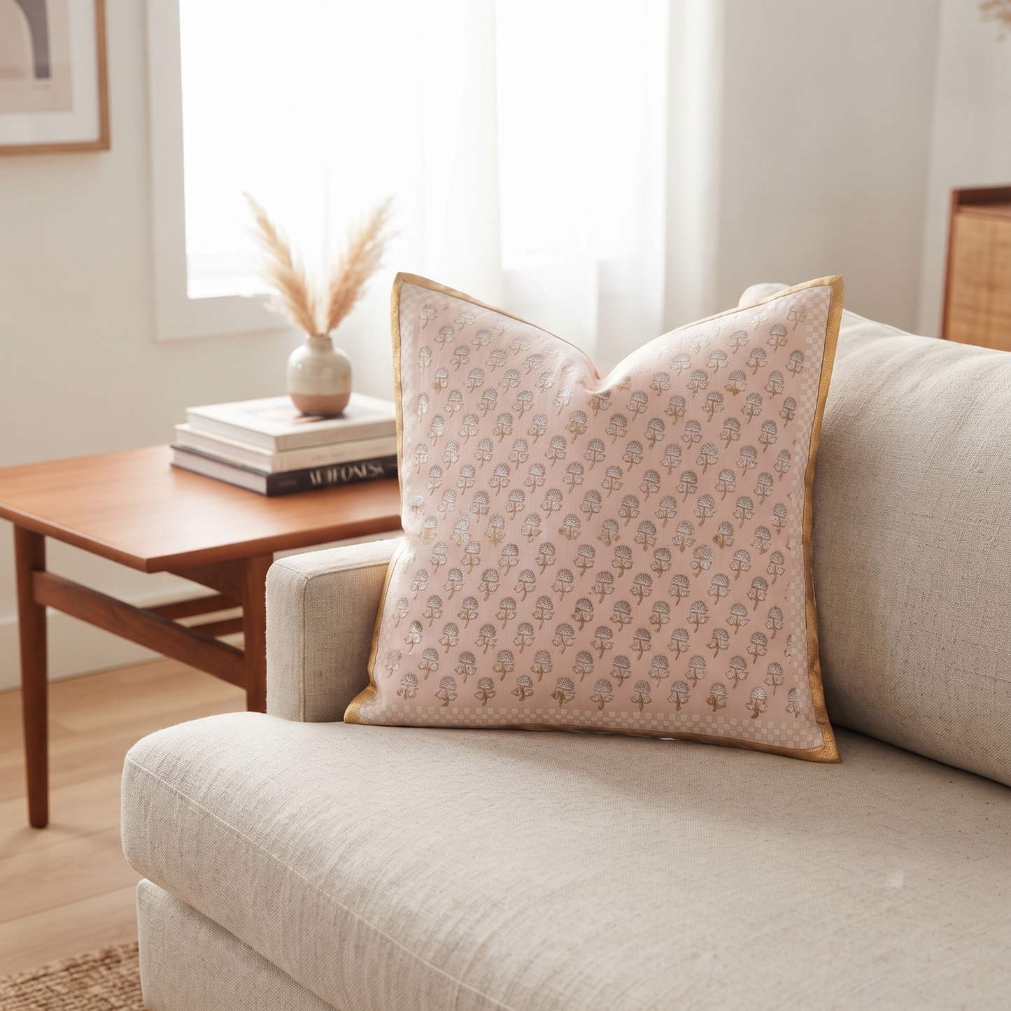Gilded Flora Cushion