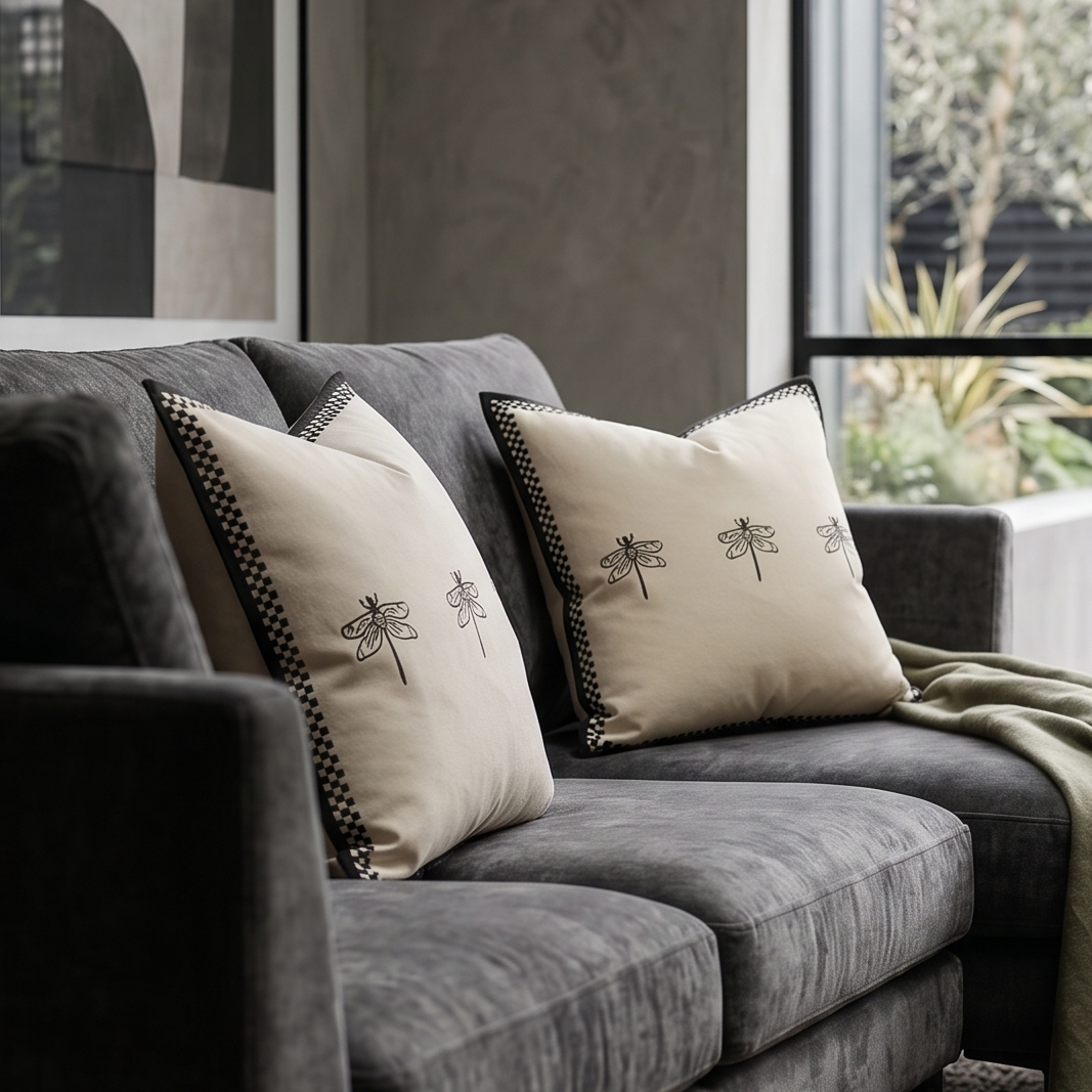Dragonfly Cushion