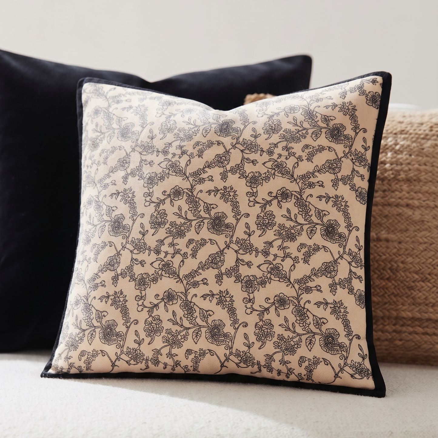 Monochrome Muse Cushion