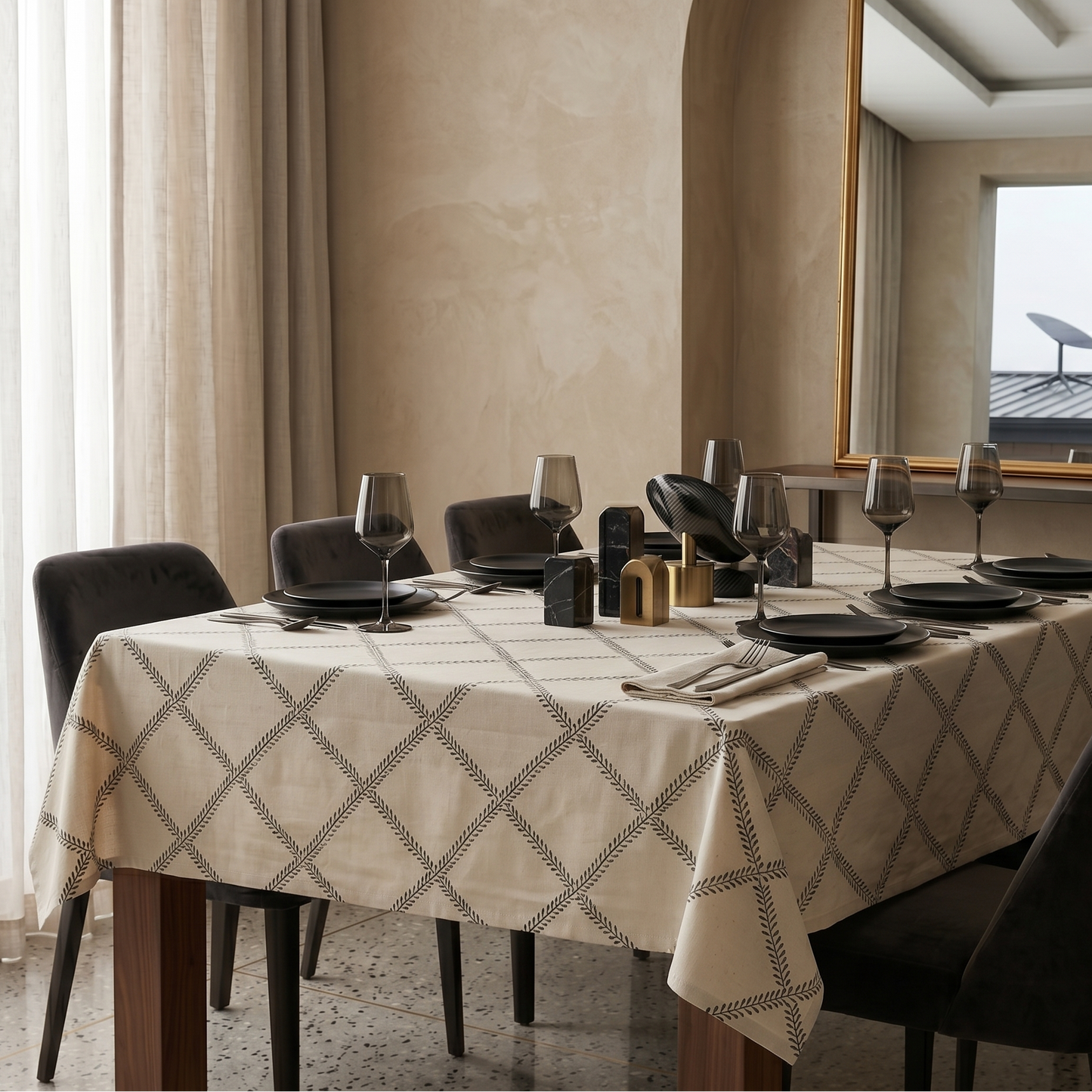 Obsidian Table Cloth