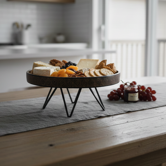 Muse Plate Stand - Black