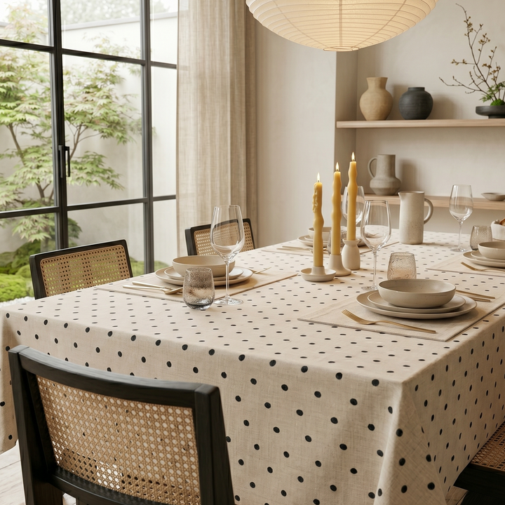 Mono Impressions Table Cloth