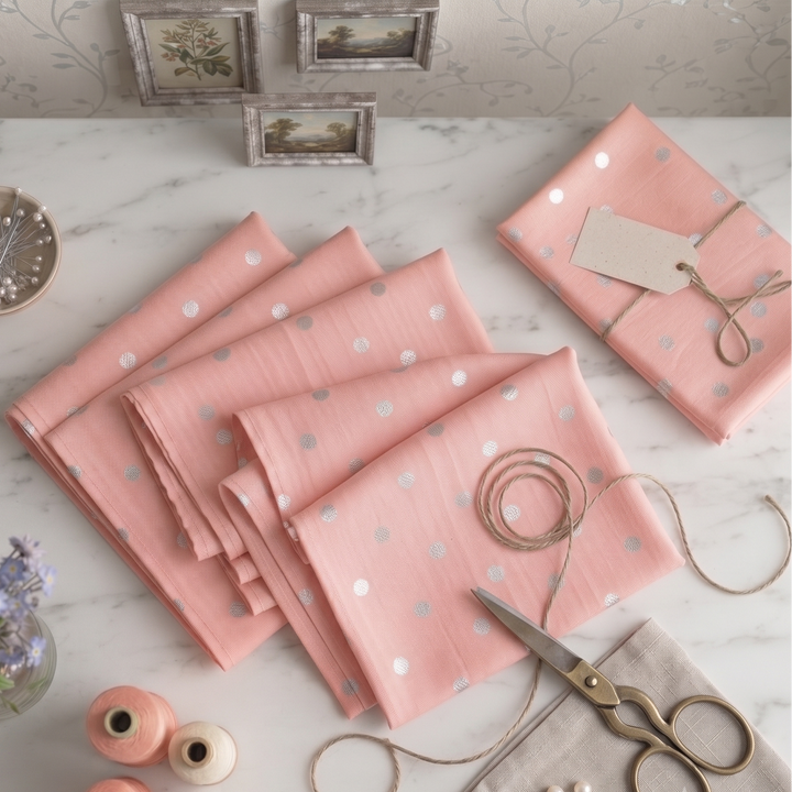 Sage Edit - Silver Polka Dots