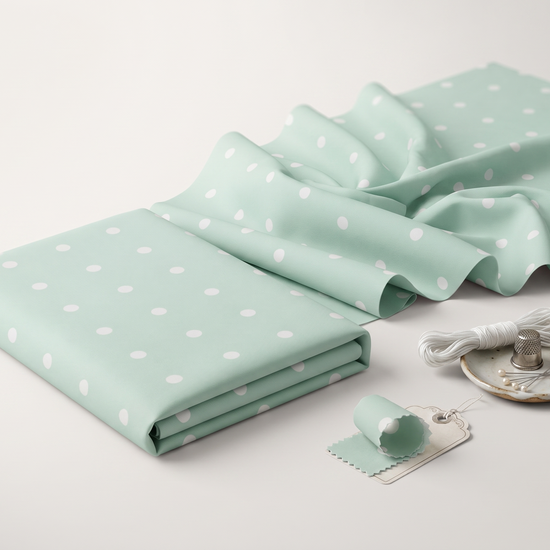 Azure Edit - White Polka Dots